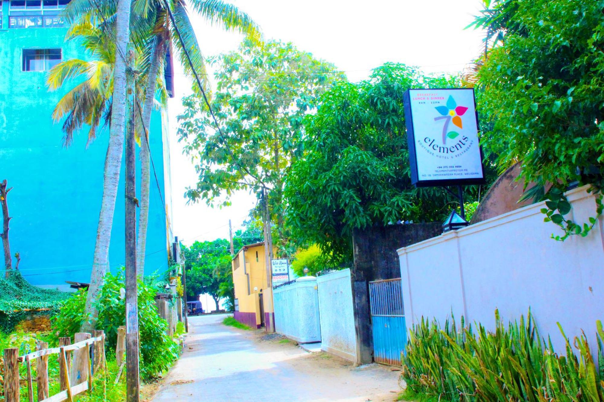 7Elements - Boutique Hotel & Restaurant Weligama Exteriör bild