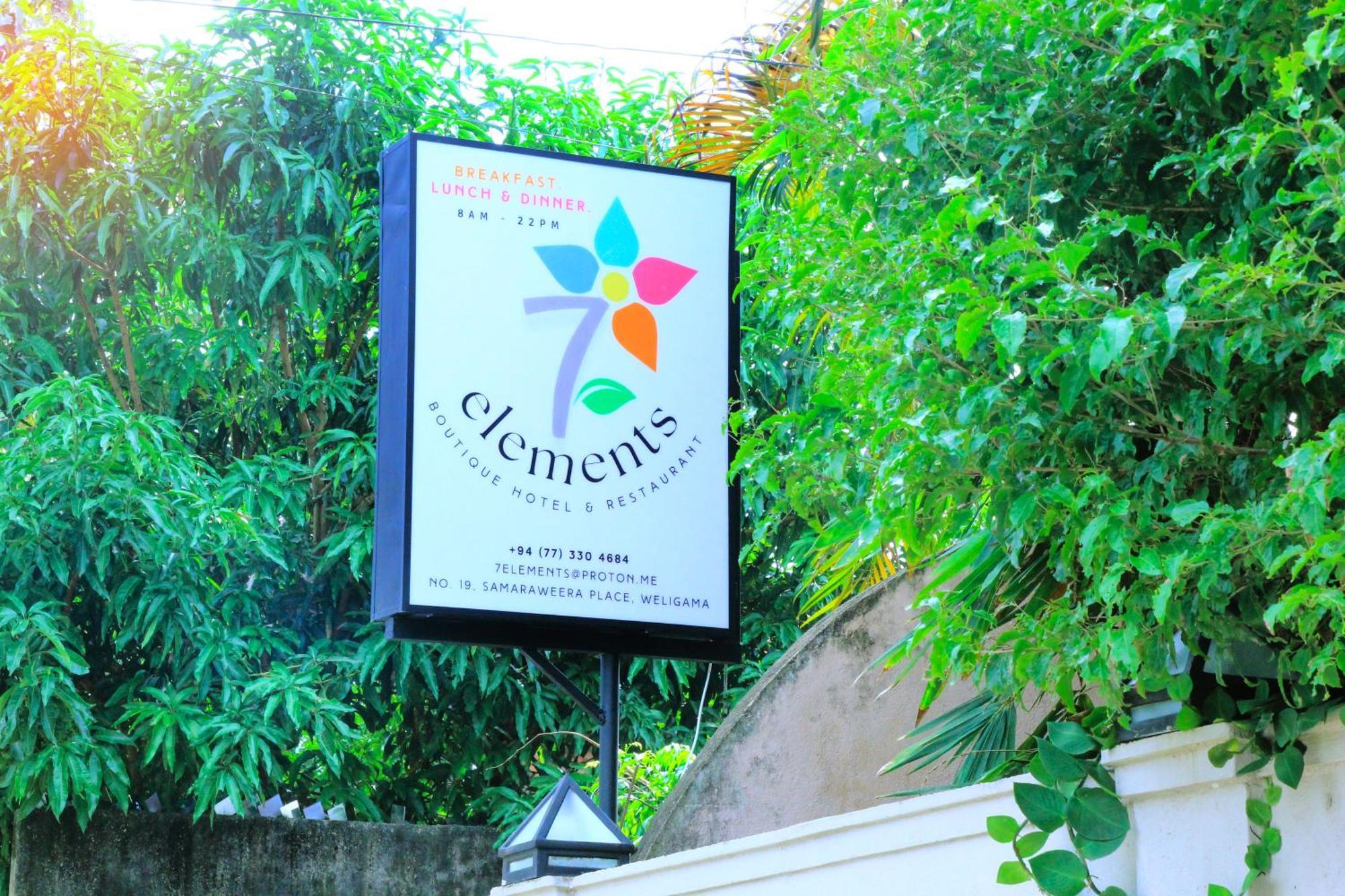 7Elements - Boutique Hotel & Restaurant Weligama Exteriör bild